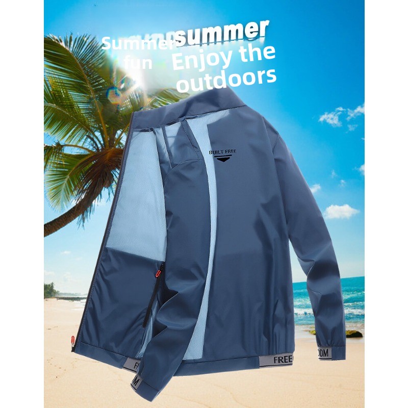 Men's Outdoor Golf Sports UV R – Yours Clothing Summer Jackets recenzja i cena