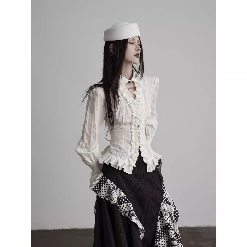 Spring Y2k Aesthetic Shirts Wo – Summer Grunge Clothing recenzja i cena