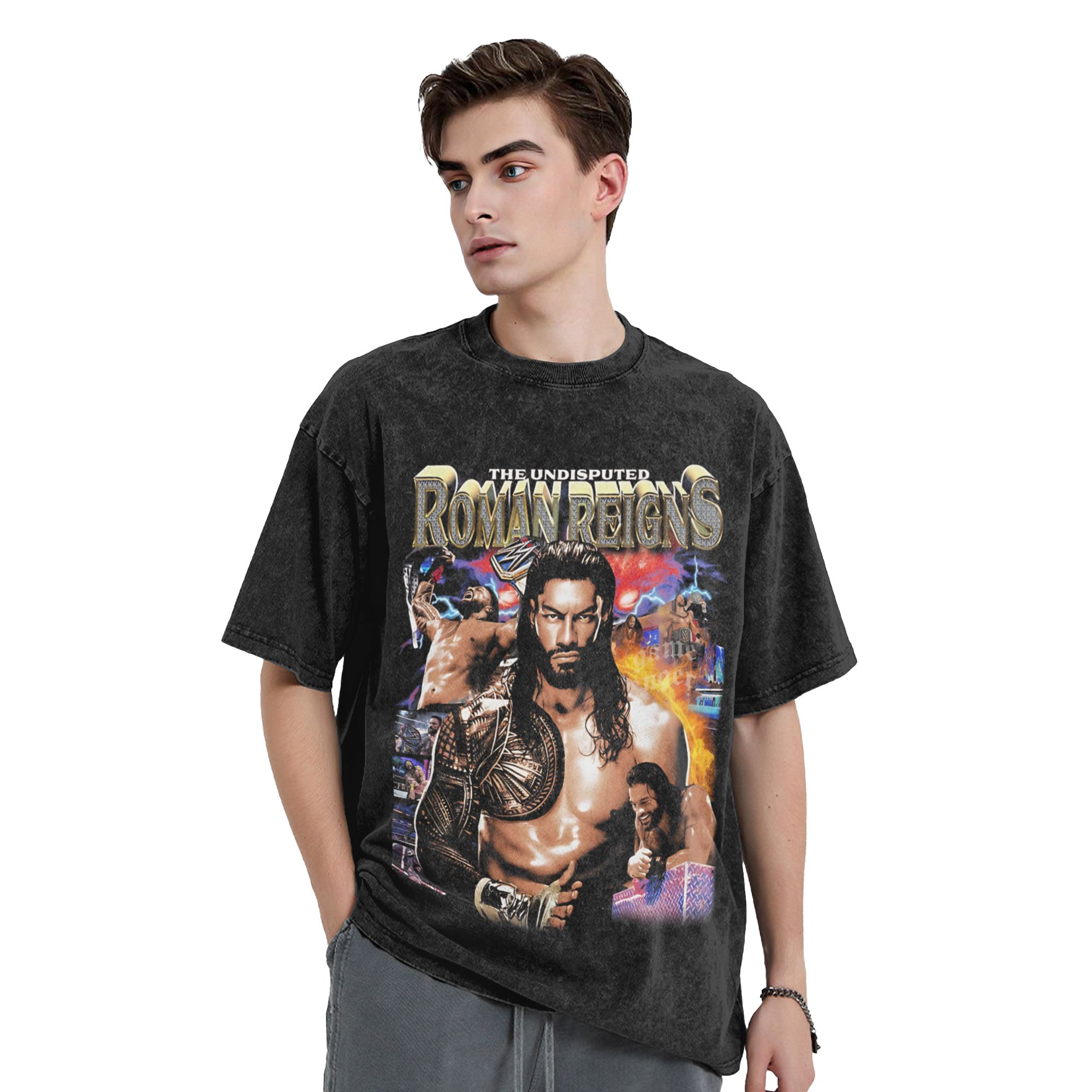 Harajuku Roman Reigns   Cute L – Summer Reign Clothing recenzja i cena