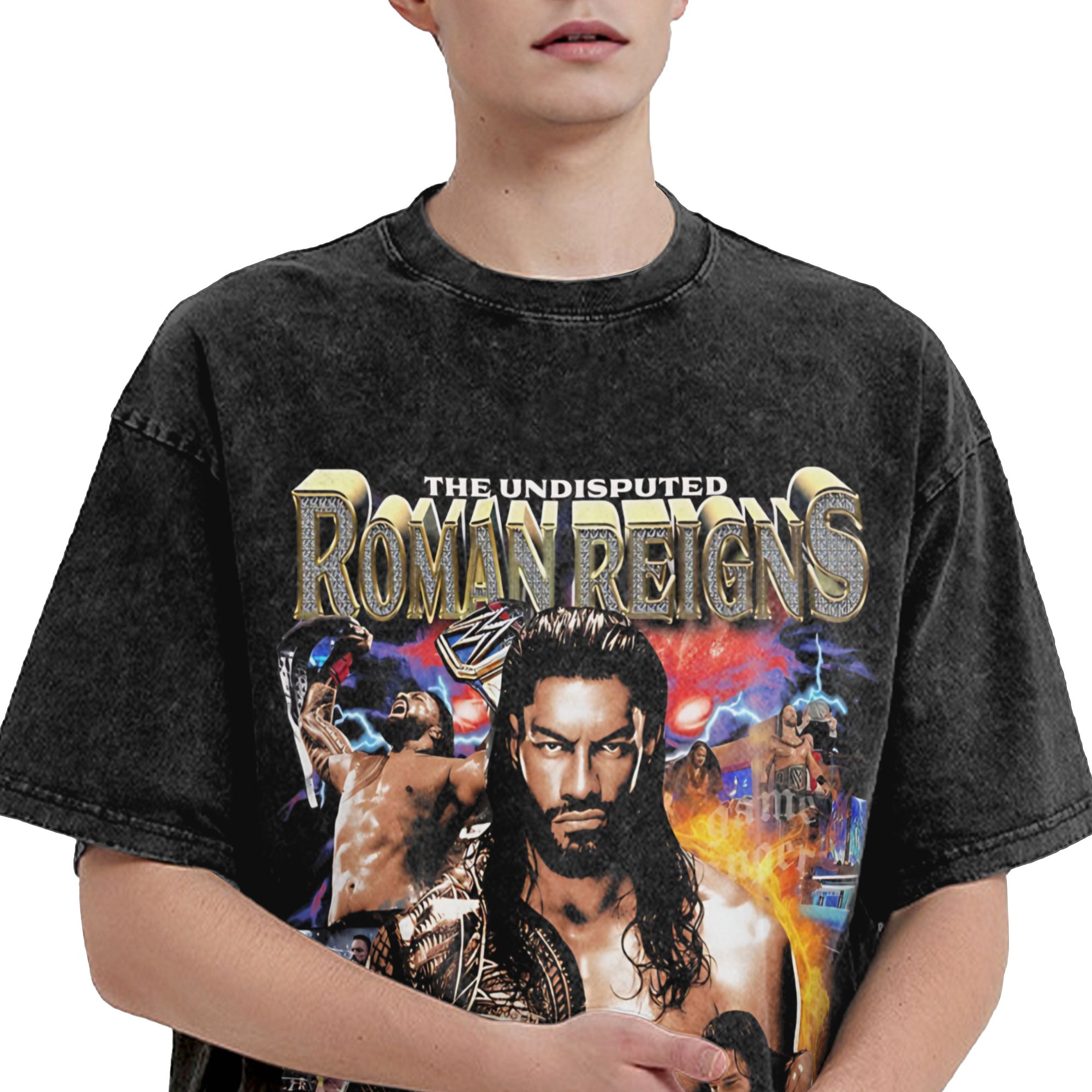Harajuku Roman Reigns   Cute L – Summer Reign Clothing recenzja i cena