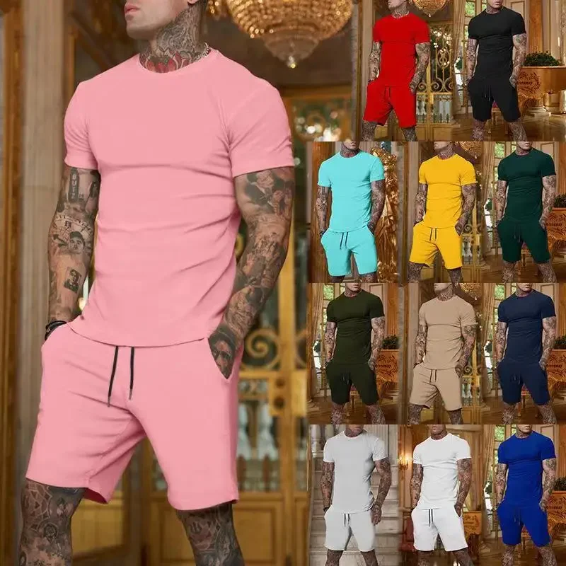 Fashionable and casual summer  – Summer Clothing Sets Men recenzja i cena