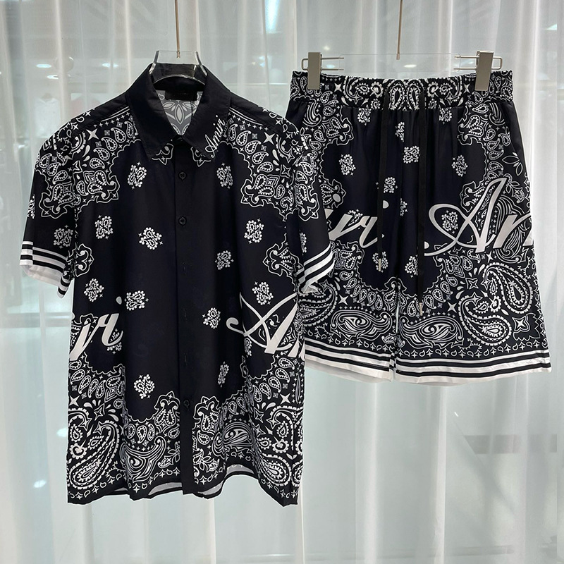 Hawaiian mens royal luxury sho – Summer Clothing Sets Men recenzja i cena