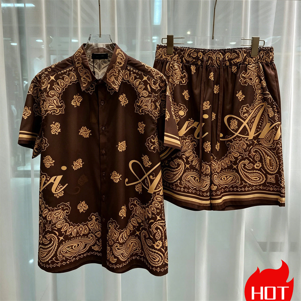 Hawaiian mens royal luxury sho – Summer Clothing Sets Men recenzja i cena