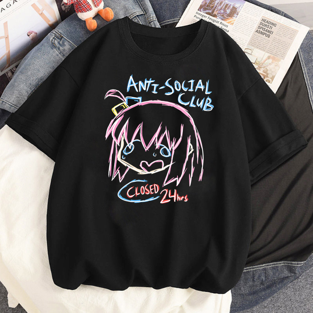 Bocchi The Rock Shirt Teen 200 – Summer Grunge Clothing recenzja i cena