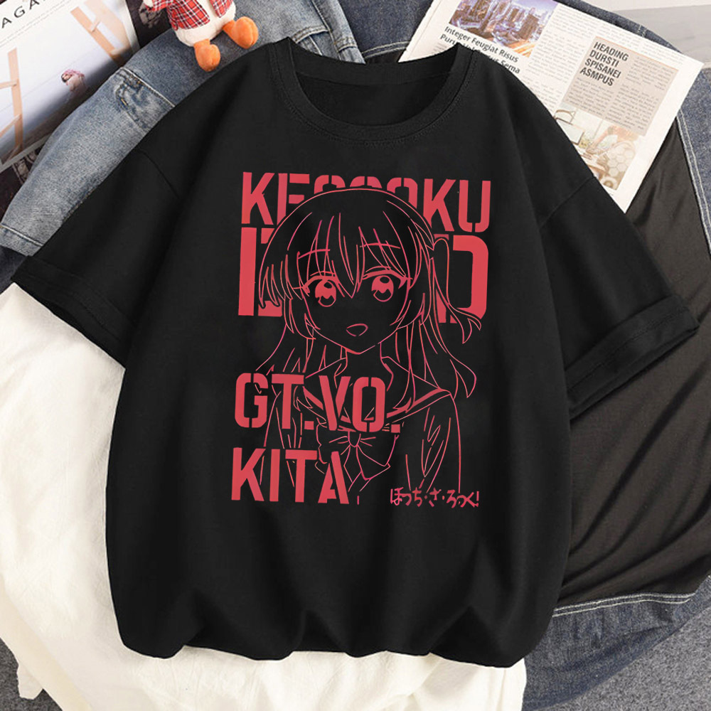 Bocchi The Rock Shirt Teen 200 – Summer Grunge Clothing recenzja i cena
