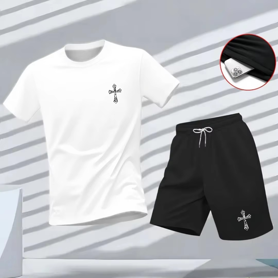 New high-quality men's summer  – Summer Clothing Sets Men recenzja i cena