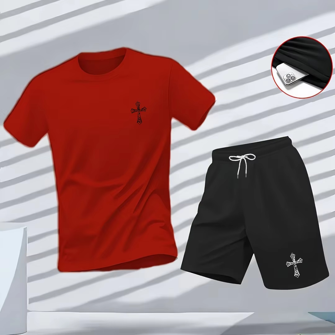 New high-quality men's summer  – Summer Clothing Sets Men recenzja i cena