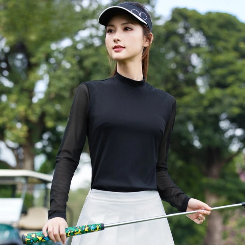 Golf Women's Long Sleeve T-shi – Summer Golf Clothing recenzja i cena