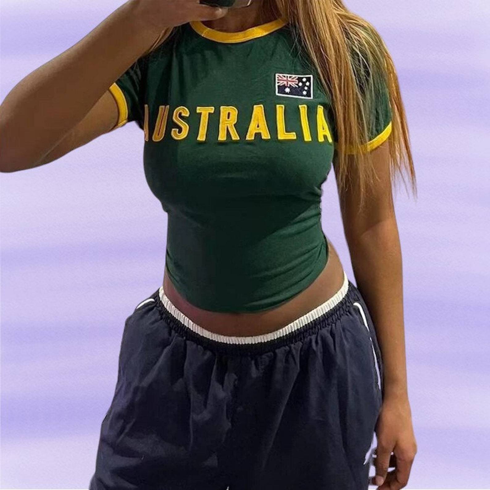 Summer Green T-shirt Women Aus – Summer Clothing Women Australia recenzja i cena