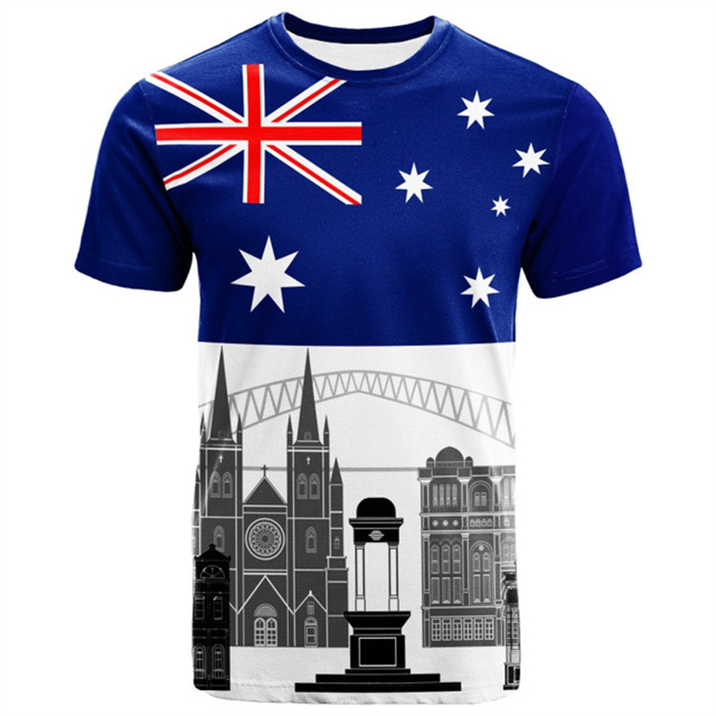 Australia Graphic T Shirts Men – Summer Clothing Women Australia recenzja i cena