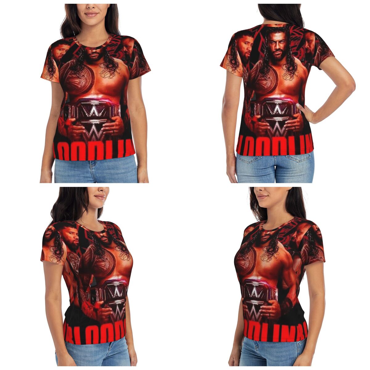 Wrestler Roman Reigns Wrestlin – Summer Reign Clothing recenzja i cena